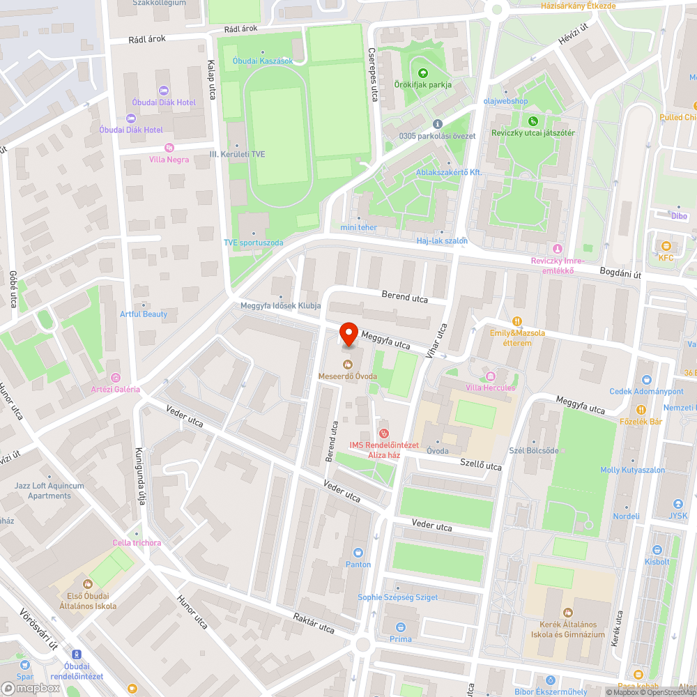 Játszótéri pad bejelentés helye