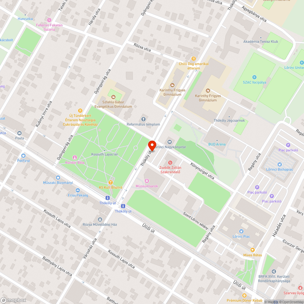 Graffitis menetrend bejelentés helye