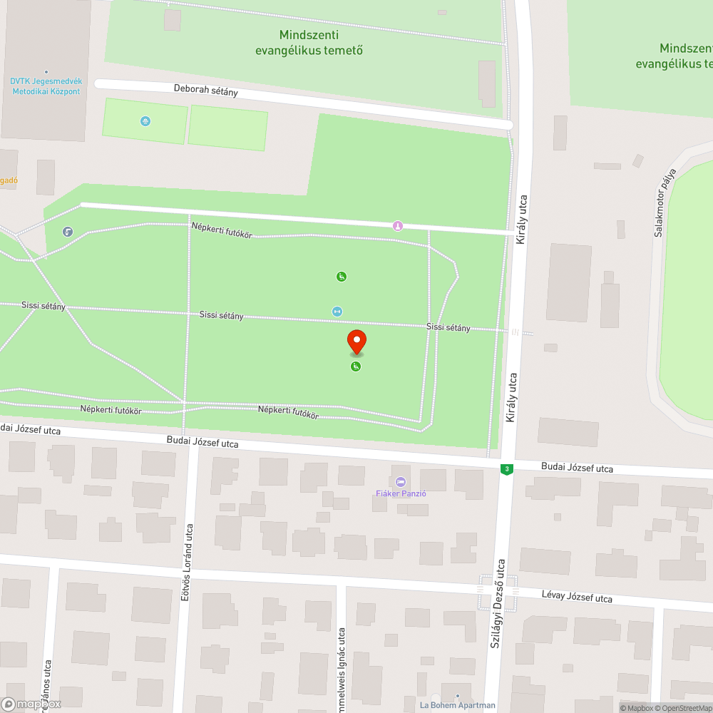 Szétszakadt kötélhágcsó a népkerti játszótéren bejelentés helye