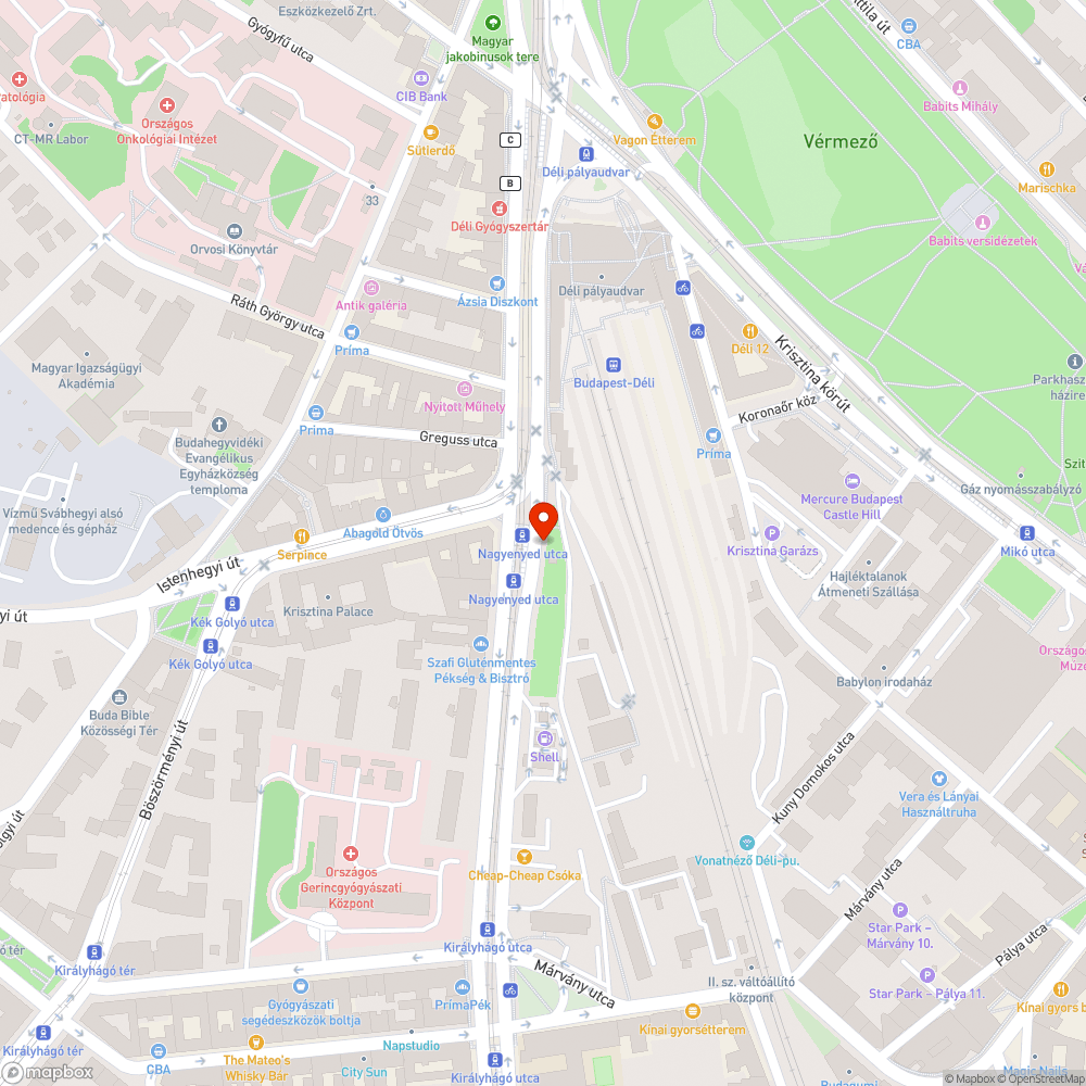 Szemét zsákok az Alkotás u. közepén bejelentés helye