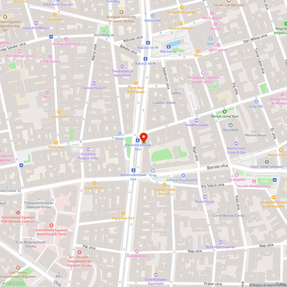 Széttört és elhagyott kültéri éttermi egységek bejelentés helye