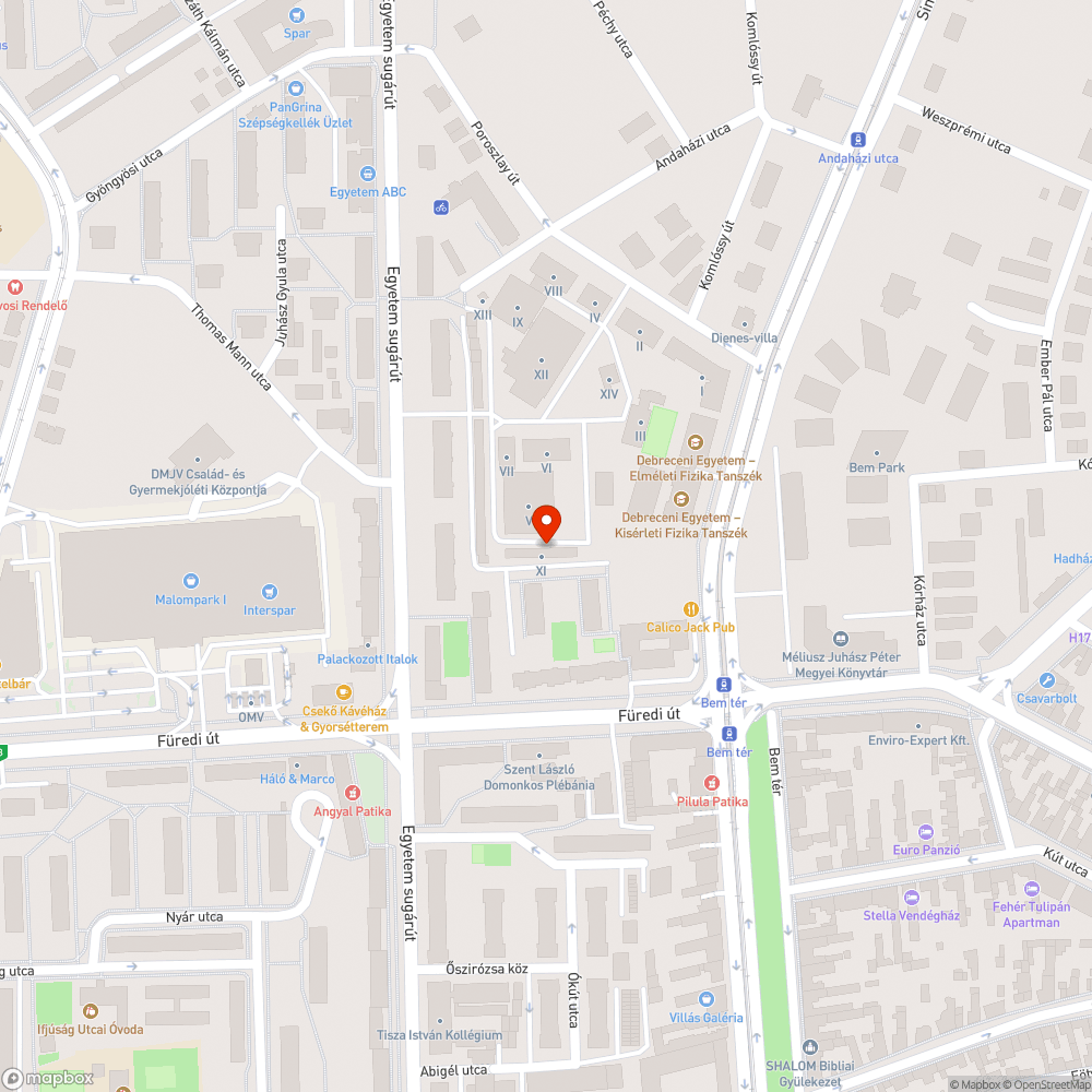 Összetört autó bejelentés helye