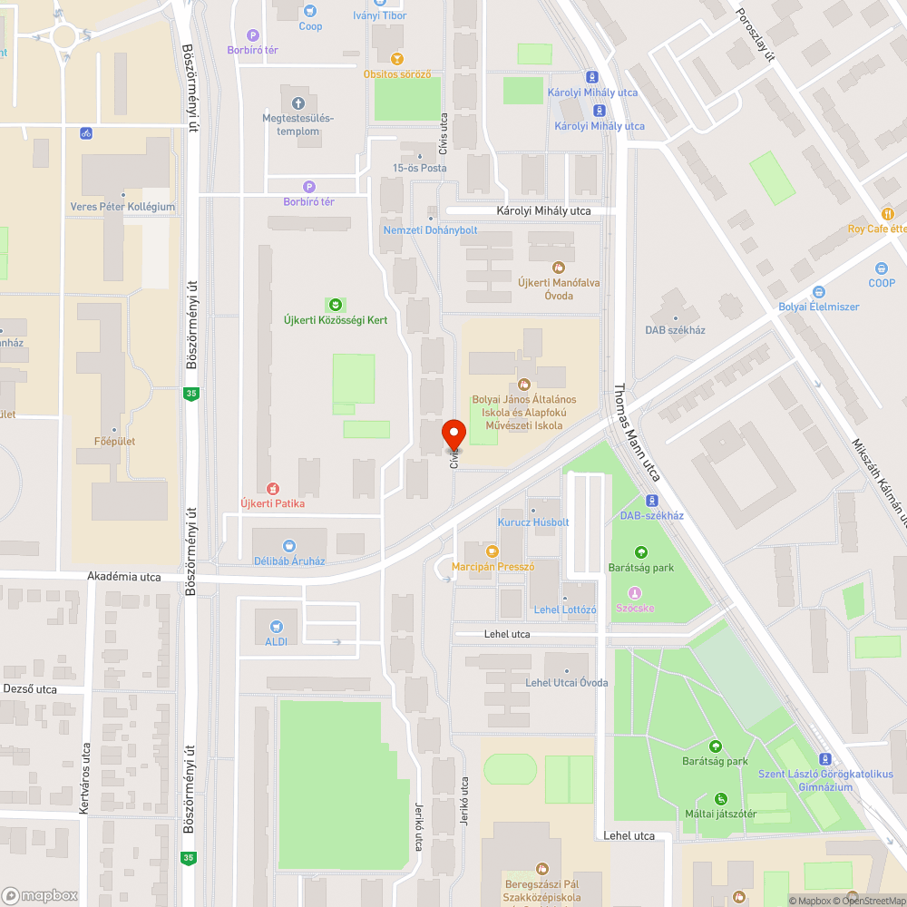 Beaszfaltozott csapadékvíznyelők bejelentés helye