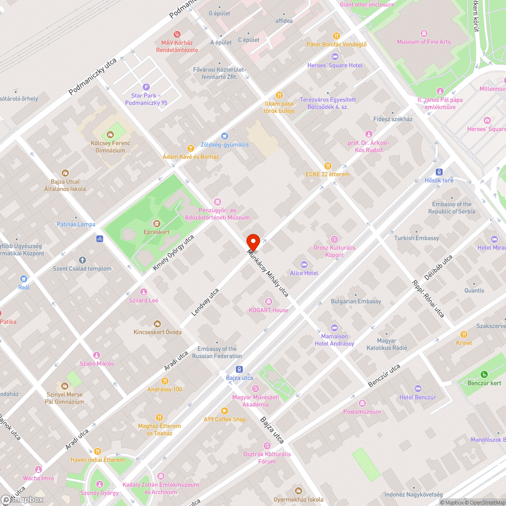 Hiányzó fa bejelentés helye