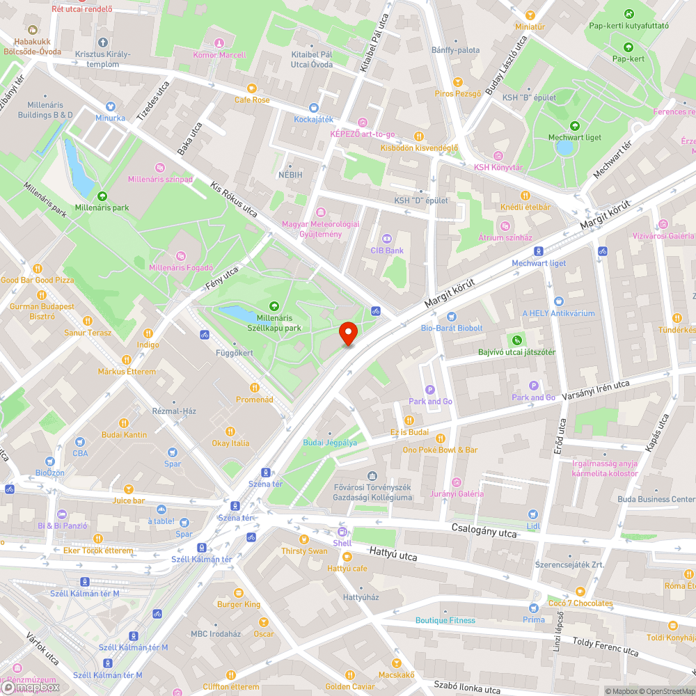 Nem működő vízesés bejelentés helye