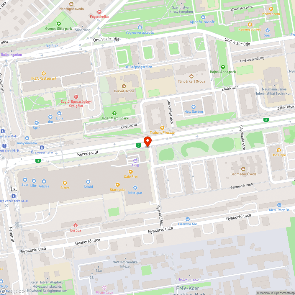 Belógó ágak bejelentés helye