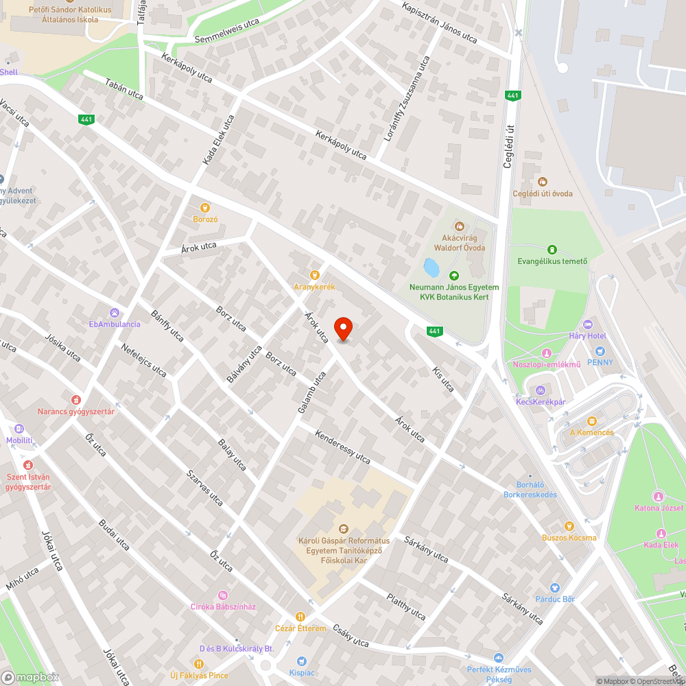 Nem látszó tábla bejelentés helye