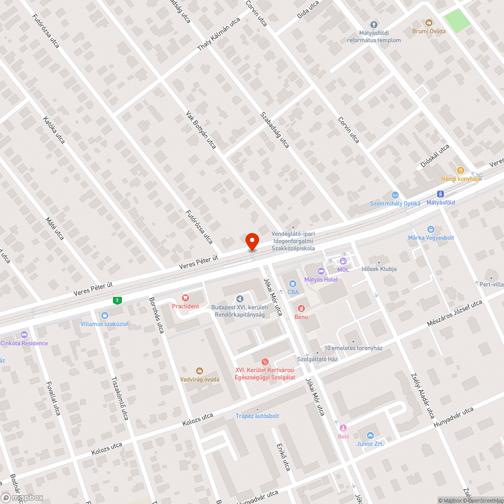 Bokor miatt nehezen belátható a hév pálya bejelentés helye