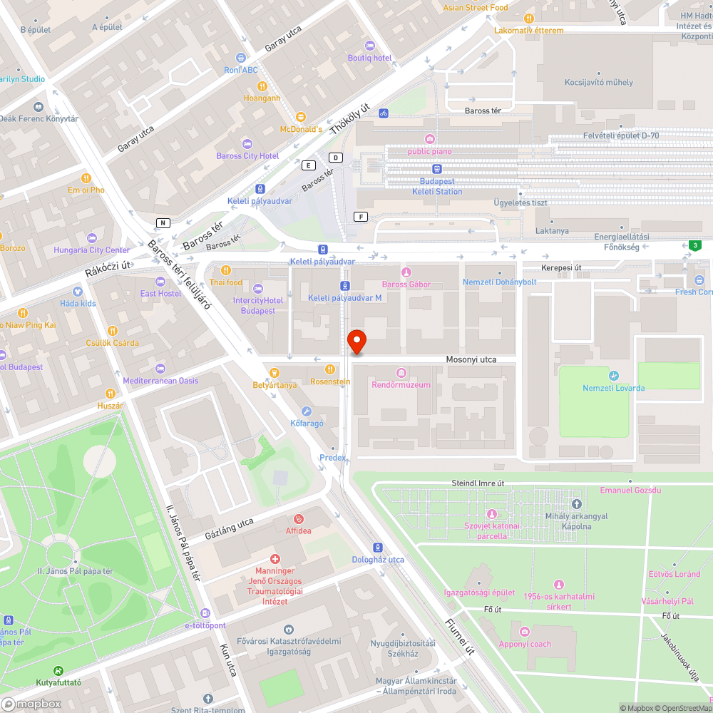 Katyu bejelentés helye