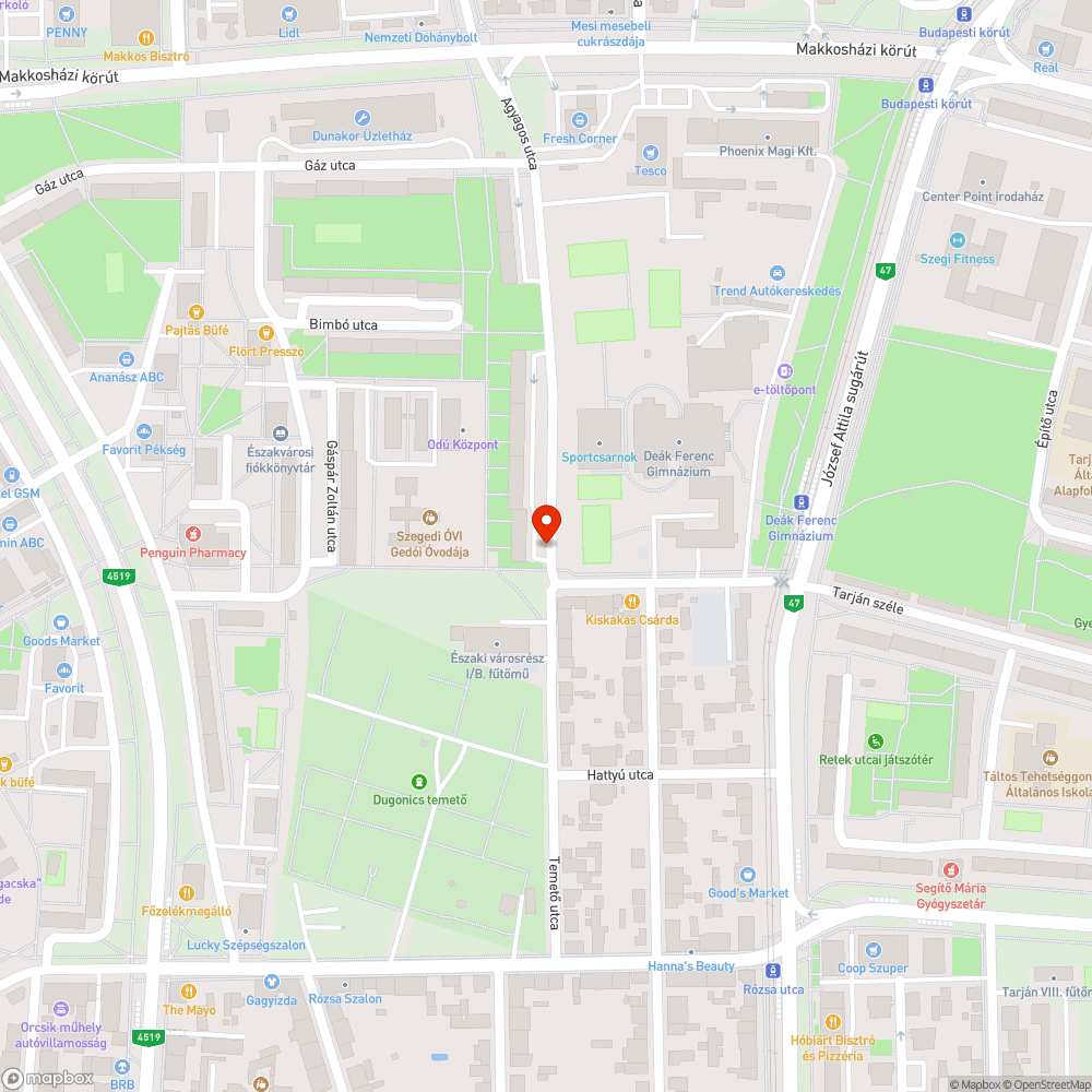 Kidőlt tábla - Agyagos utca bejelentés helye