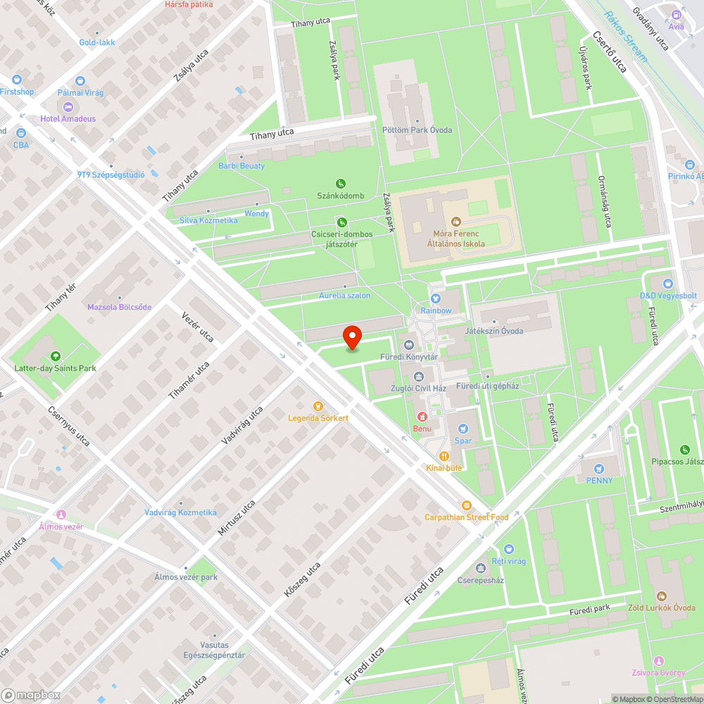 Elhagyott autók bejelentés helye