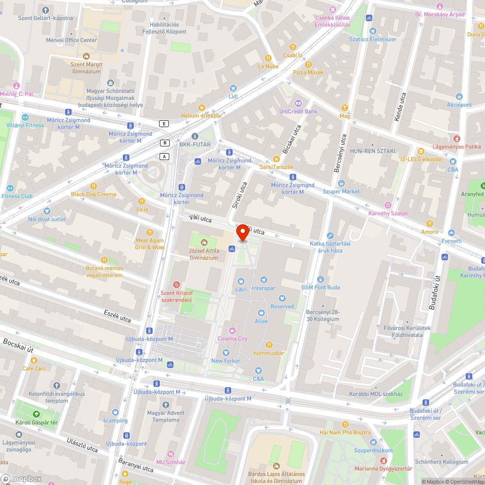 Széthullott díszburkolat bejelentés helye