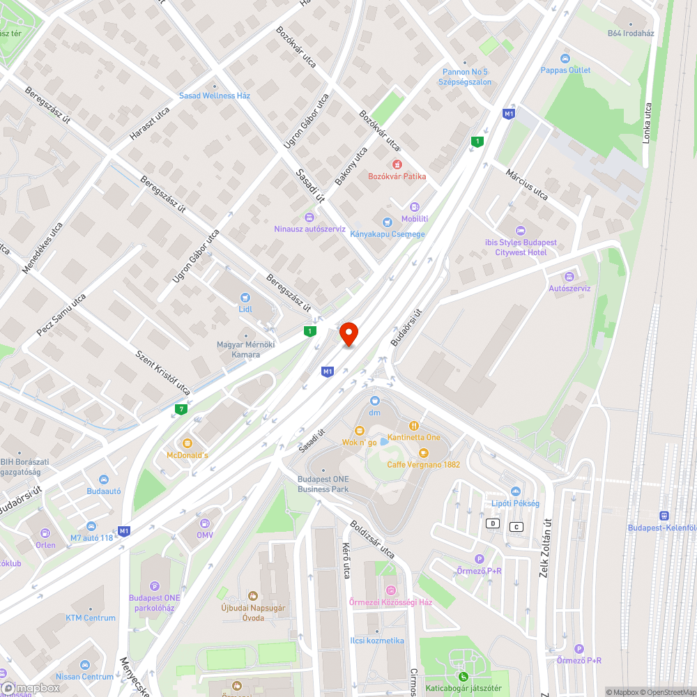 Graffiti bejelentés helye