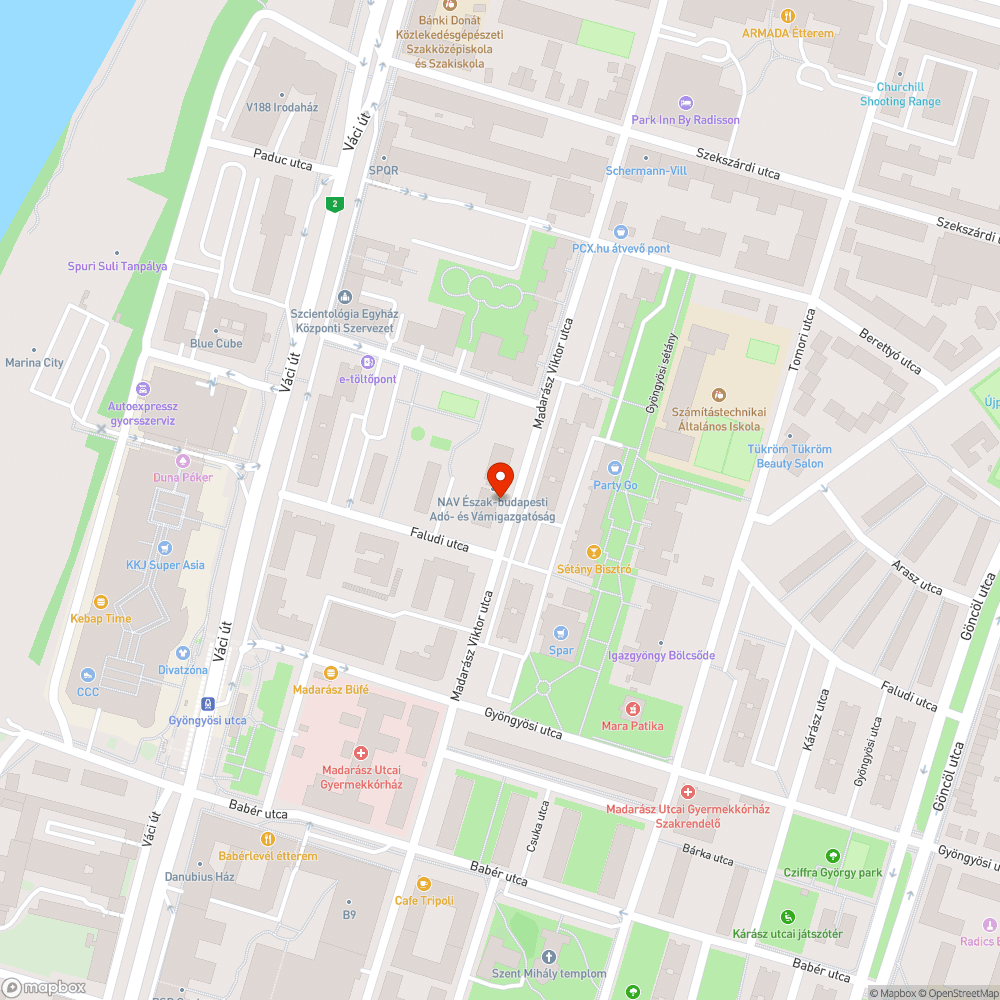 Zászlók kihelyezése - NAV Észak-budapesti Adó és Vámig. bejelentés helye