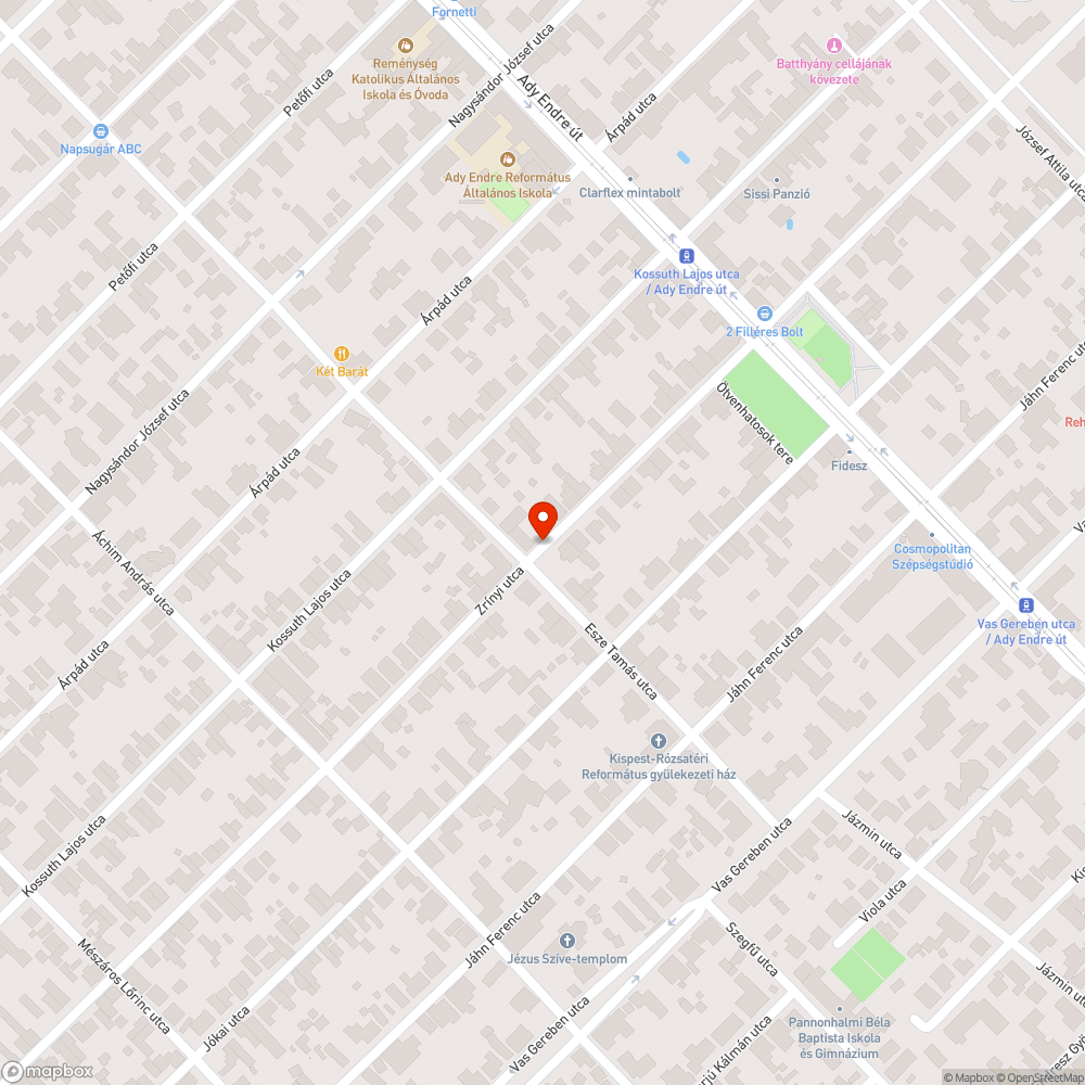 Évek óta elhagyott autó bejelentés helye