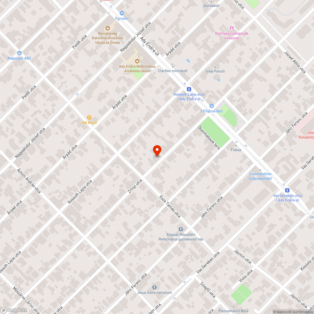 Hónapok óta nem mozduló autó bejelentés helye