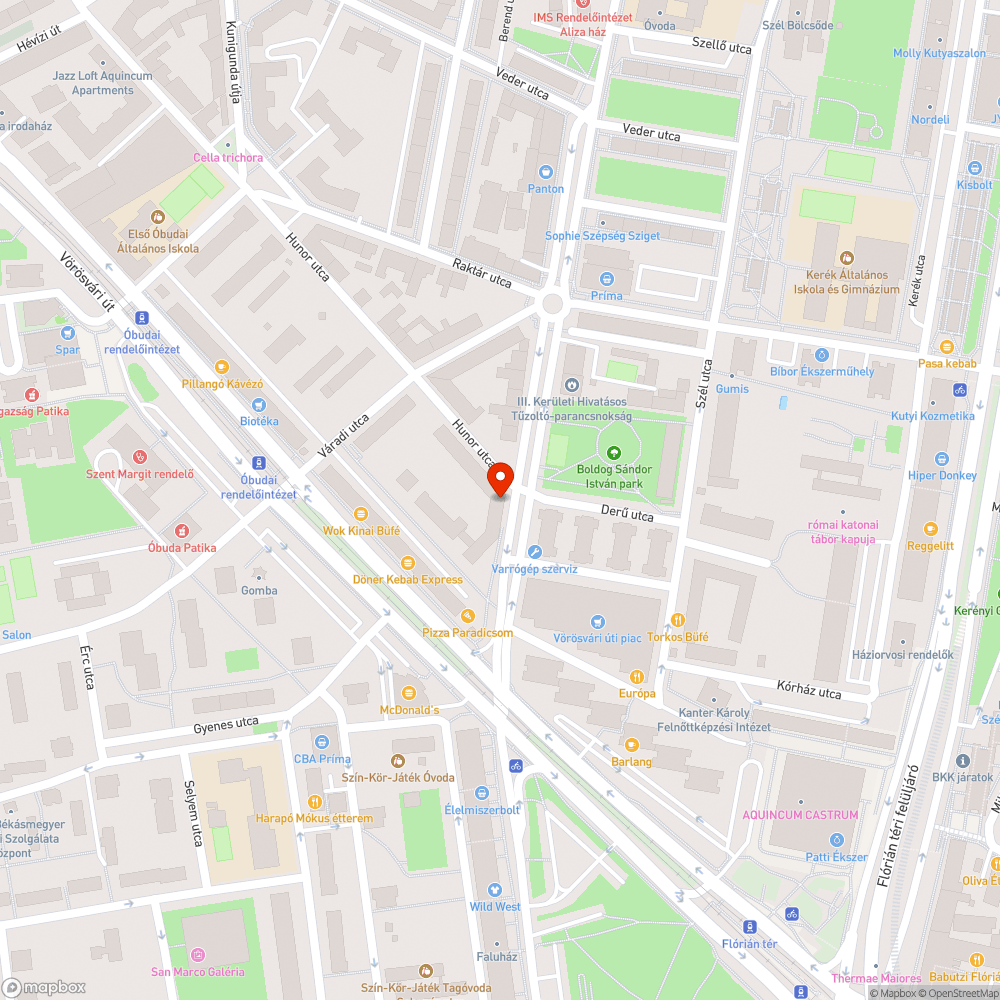 Lehetetlen kereszteződés bejelentés helye