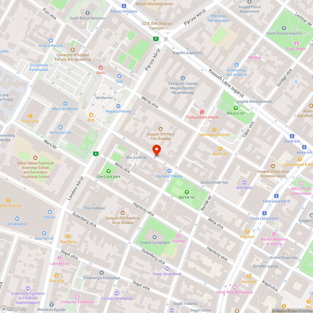 Kiégett lámpa - Takarékbank Mikszáth utca bejelentés helye