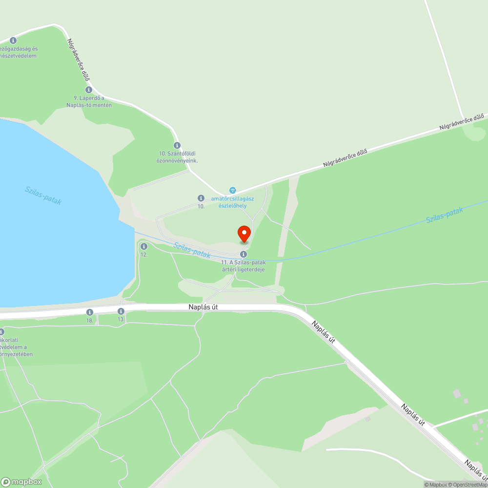 Hiányzó tábla bejelentés helye