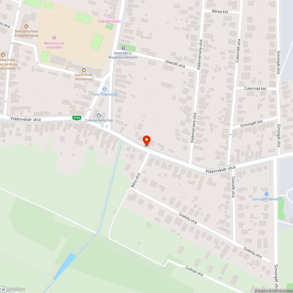 Megdőlt bringaút tábla bejelentés helye