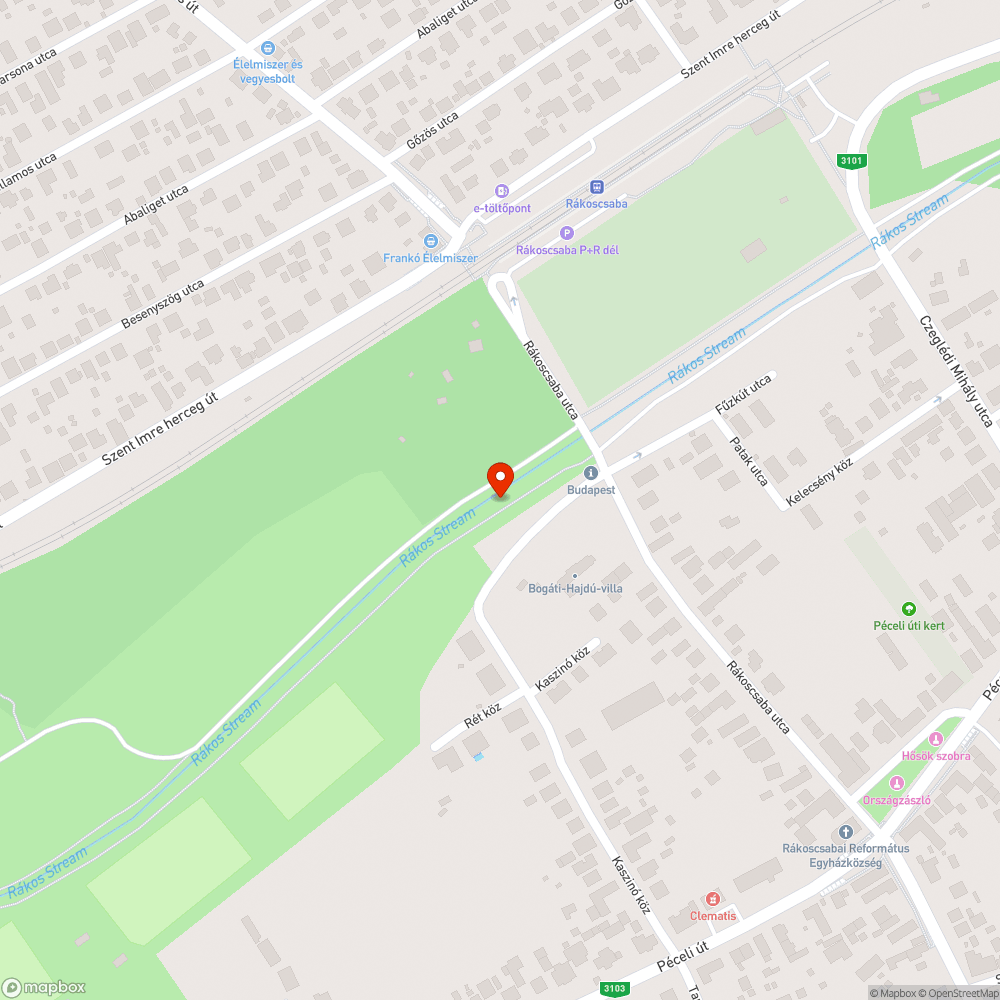 Zöldfelületre parkolás bejelentés helye