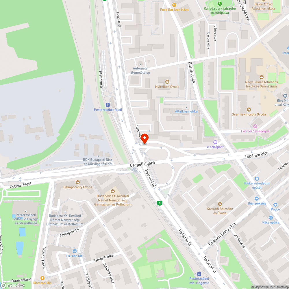 Hiányzó fényterelők bejelentés helye