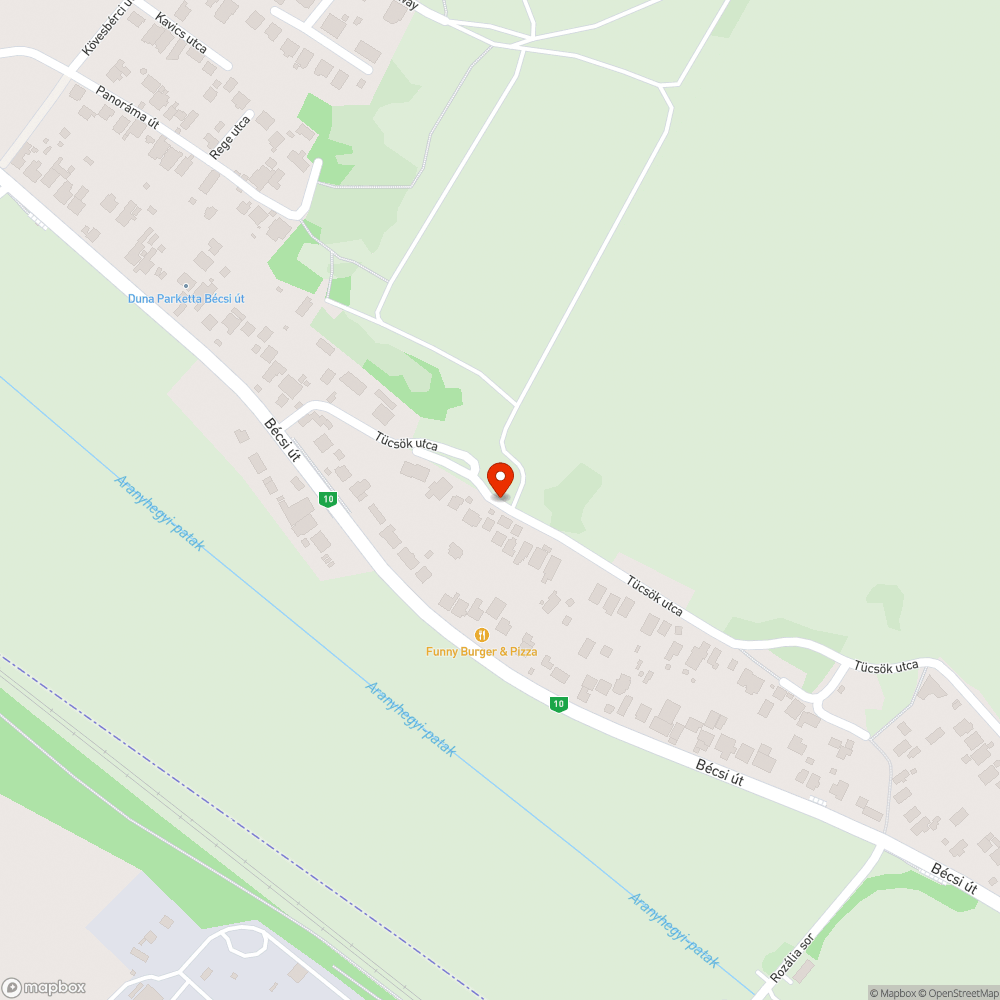 Tücsök u.-i szemét bejelentés helye