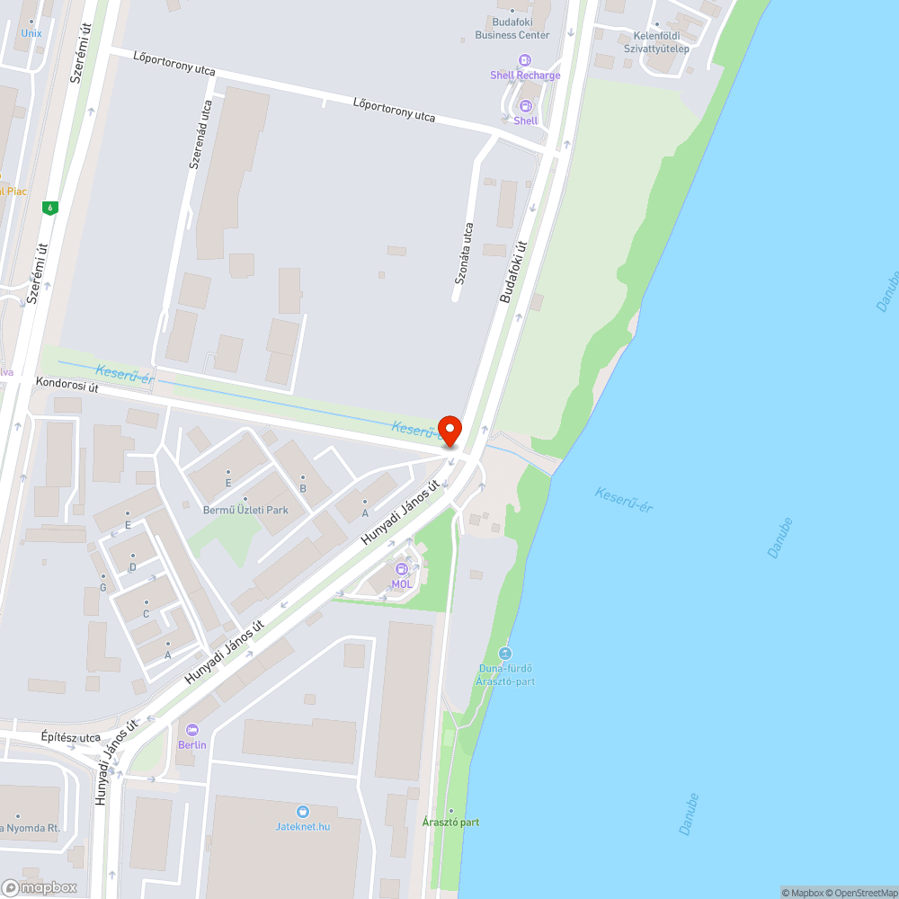 Balesetveszélyesen tárolt autó bejelentés helye