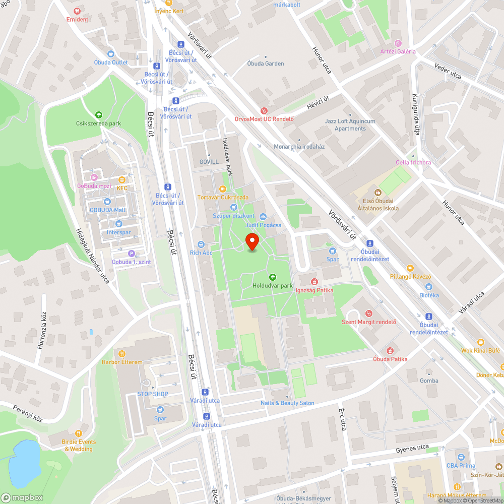 Gombás szökőkút bejelentés helye