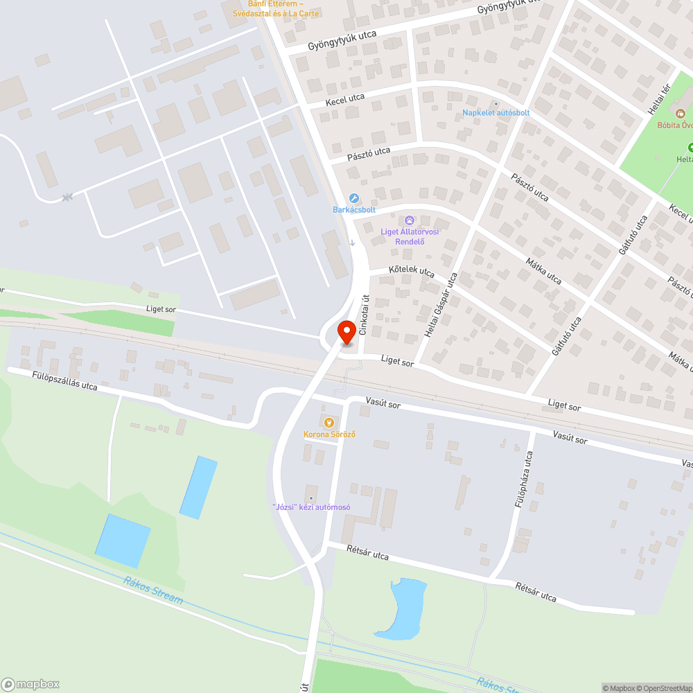 Hiányzó burkolat bejelentés helye