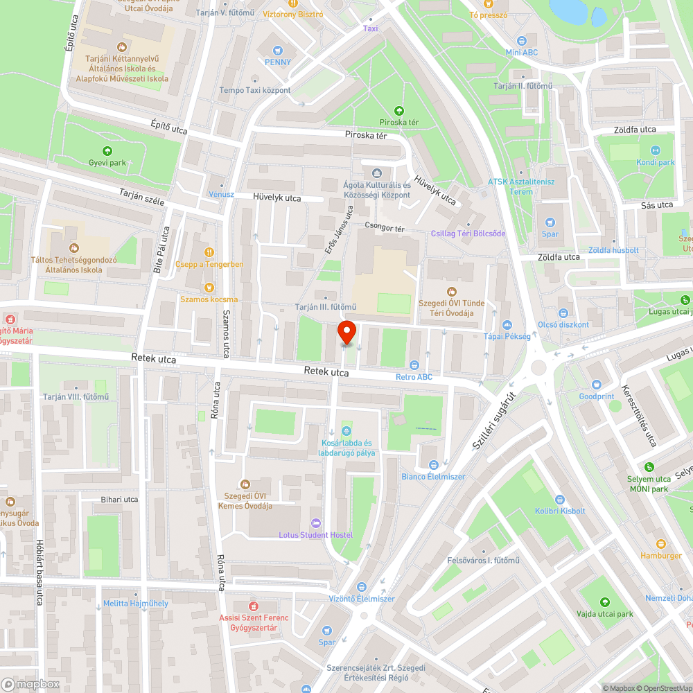 Kiszáradt facsemete - Retek utca 9/b. bejelentés helye