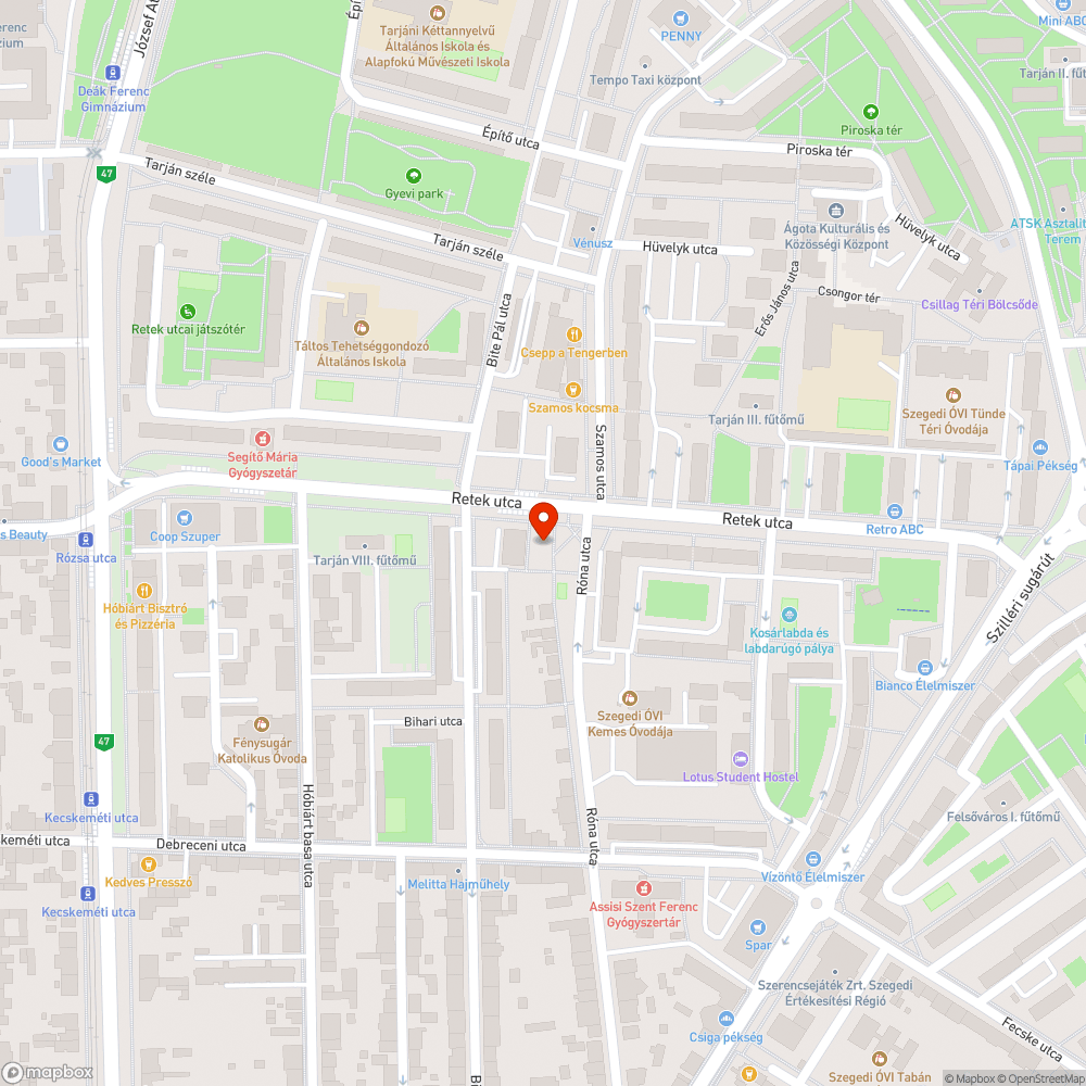 Kiszárdt facsemete - Retek utca és Róna utca sarka bejelentés helye