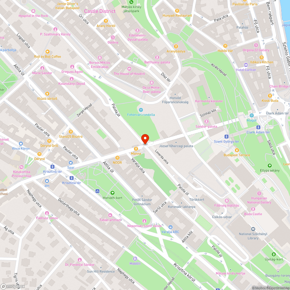 Balesetveszélyes kőkorlát bejelentés helye