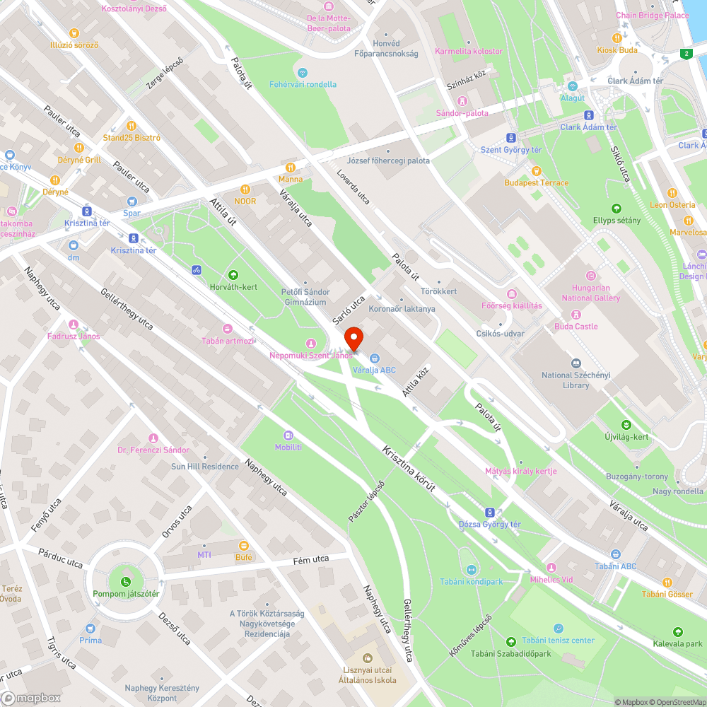 Kiszáradt fa bejelentés helye