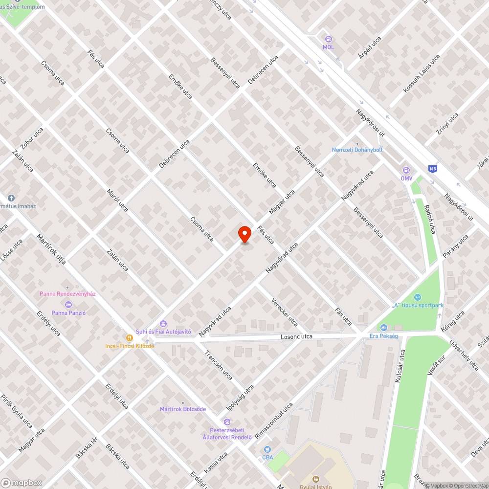 Járhatatlan járda bejelentés helye