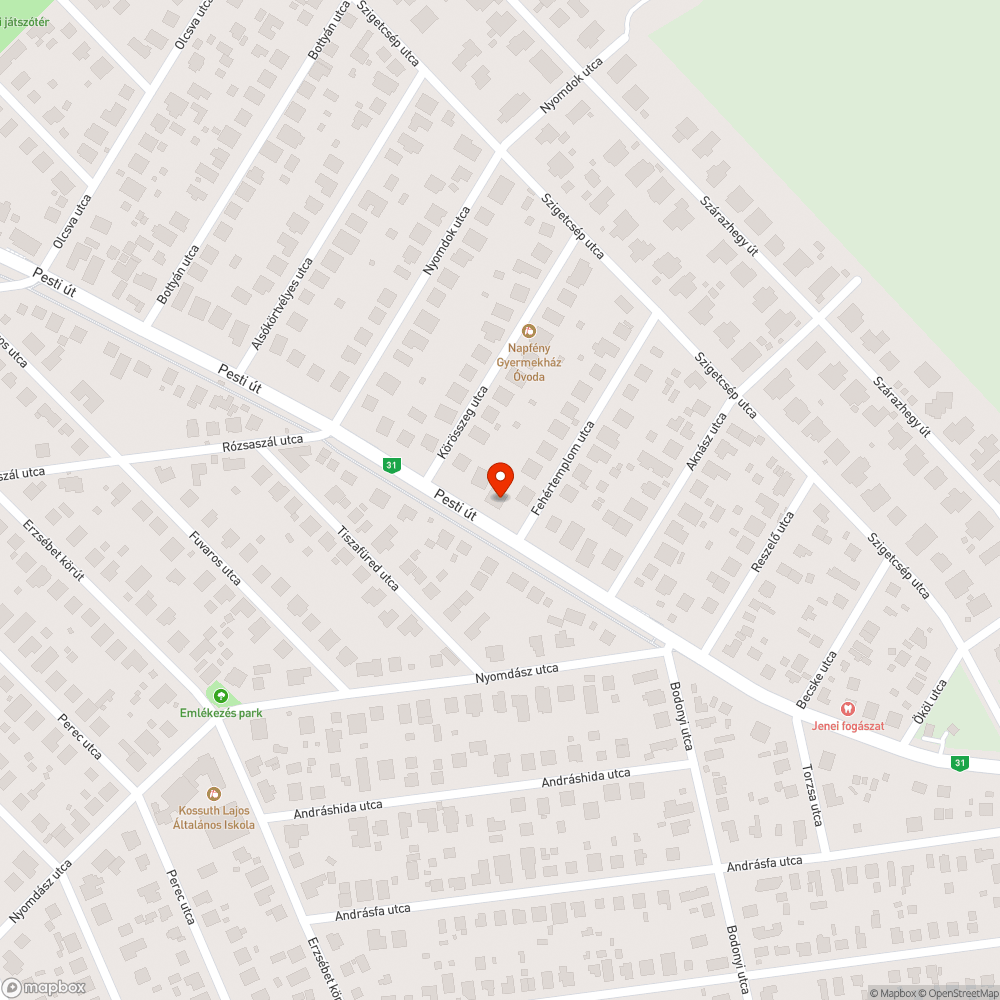 Csapadékvíz elvezetés bejelentés helye