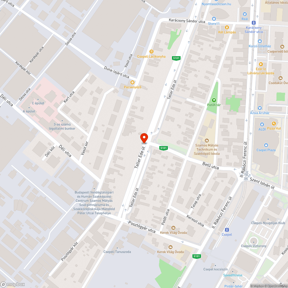 Illegális szemétlerakás bejelentés helye