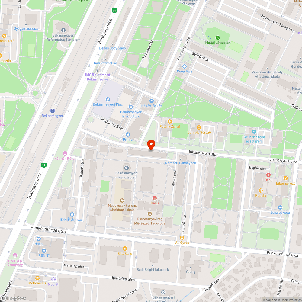 Kidölt fa bejelentés helye