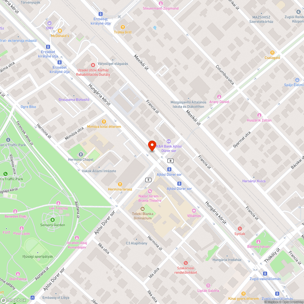 Halott fák bejelentés helye