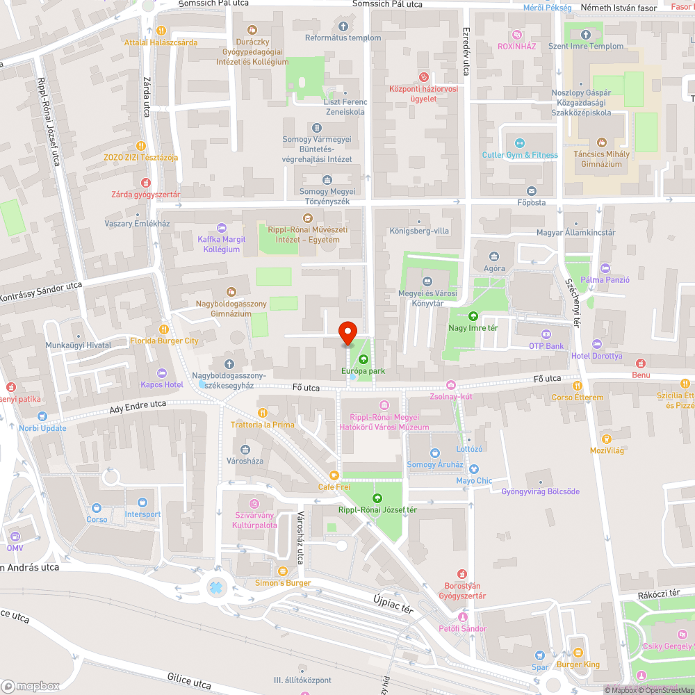 Koszos térkő bejelentés helye