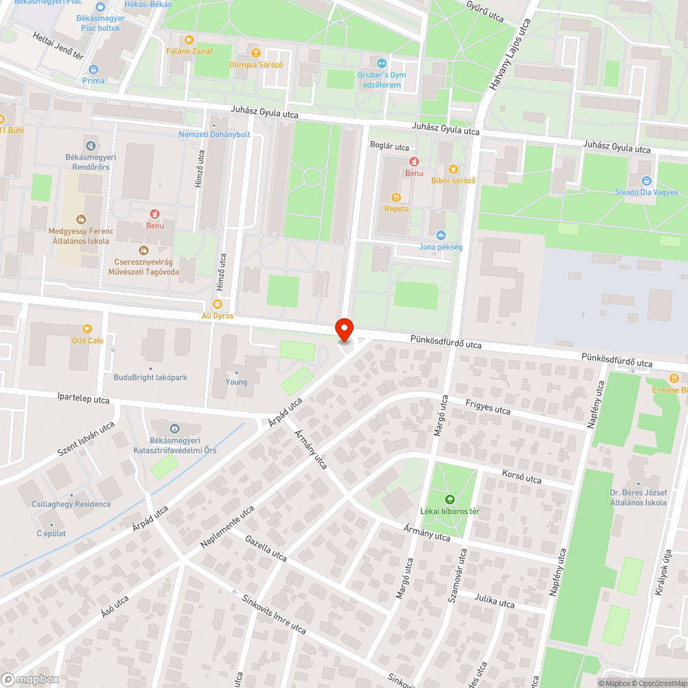 Zöldhulladék és FKF zsákok bejelentés helye