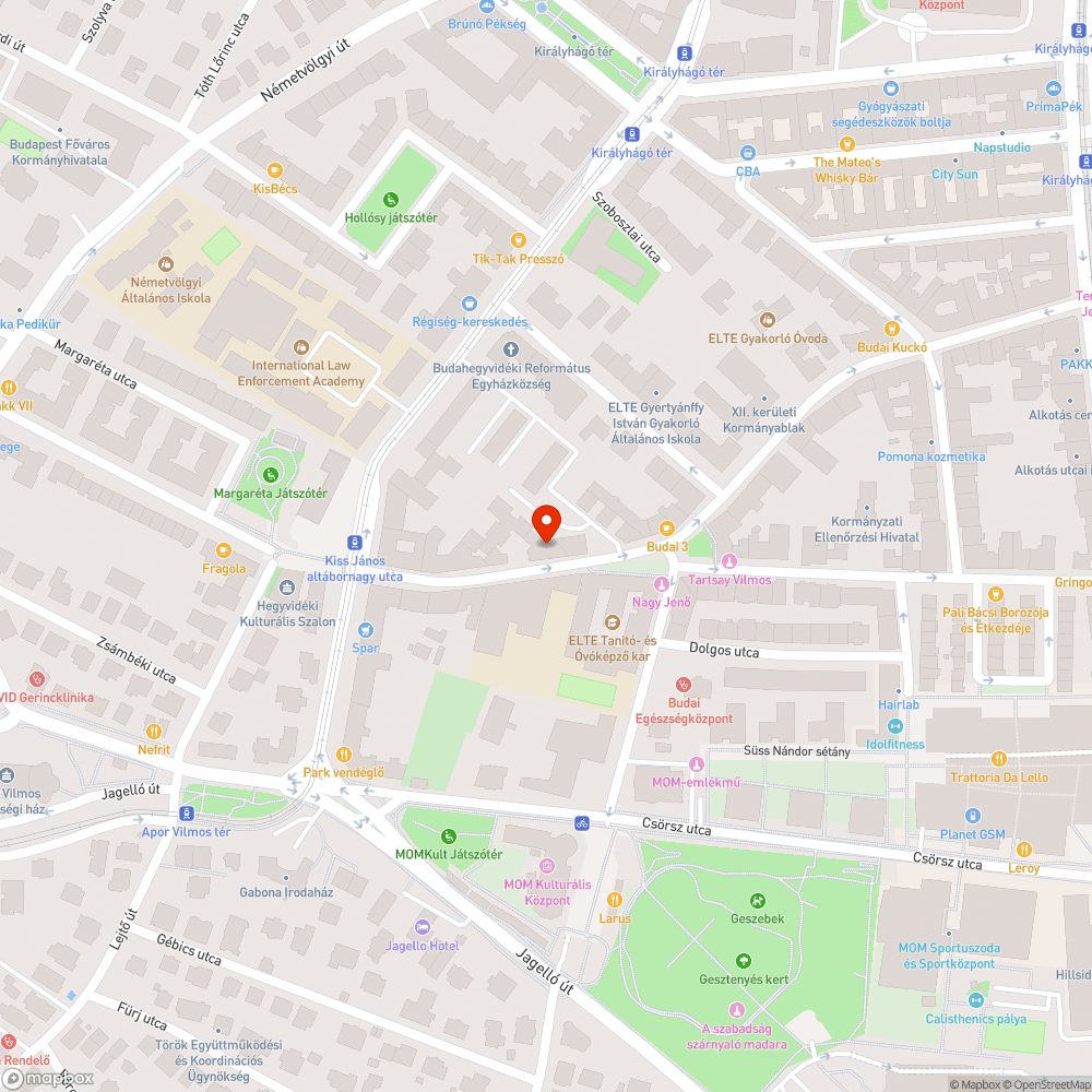 Omlásveszély bejelentés helye