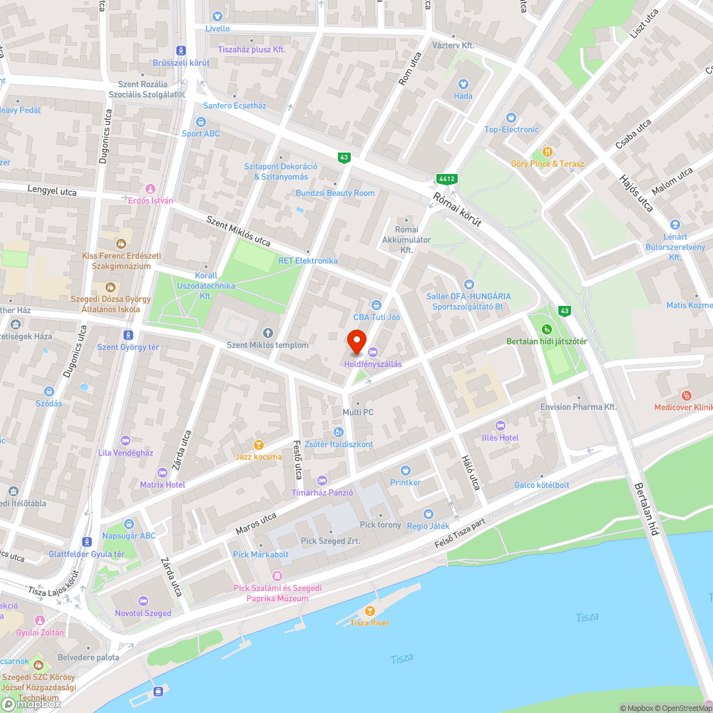 (Majdnem teljesen) leszakadt közvilágítást tartó légkábel - Sajka utca 4. bejelentés helye