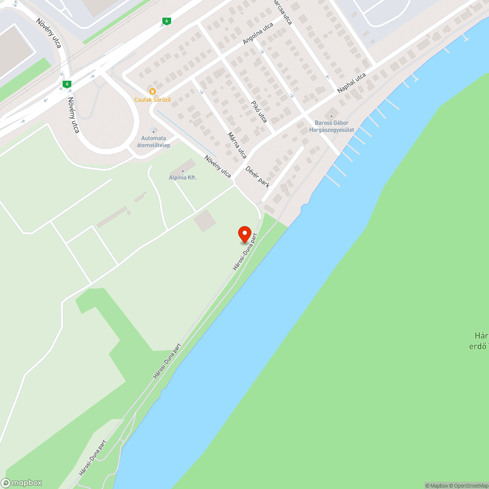 Kivilágítatlan kerékpárút bejelentés helye