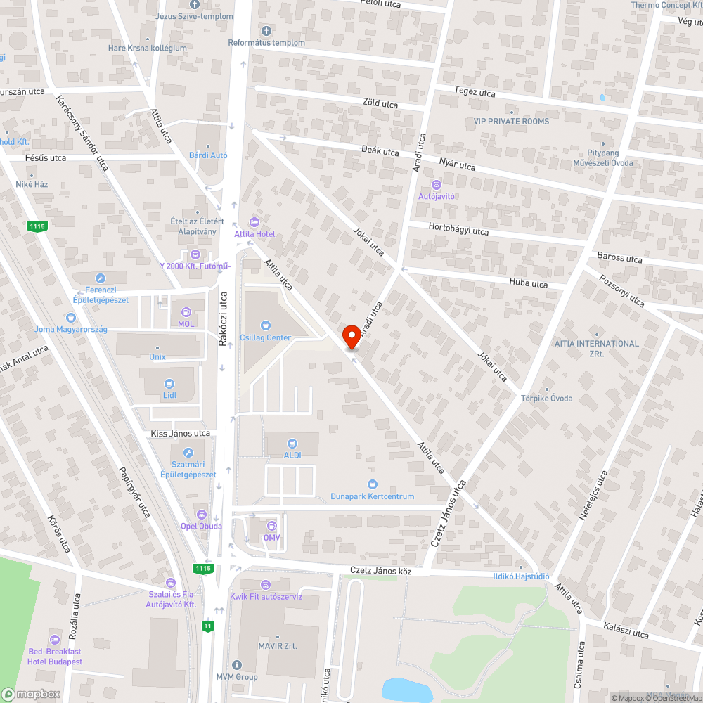 Kerékpárút bejelentés helye