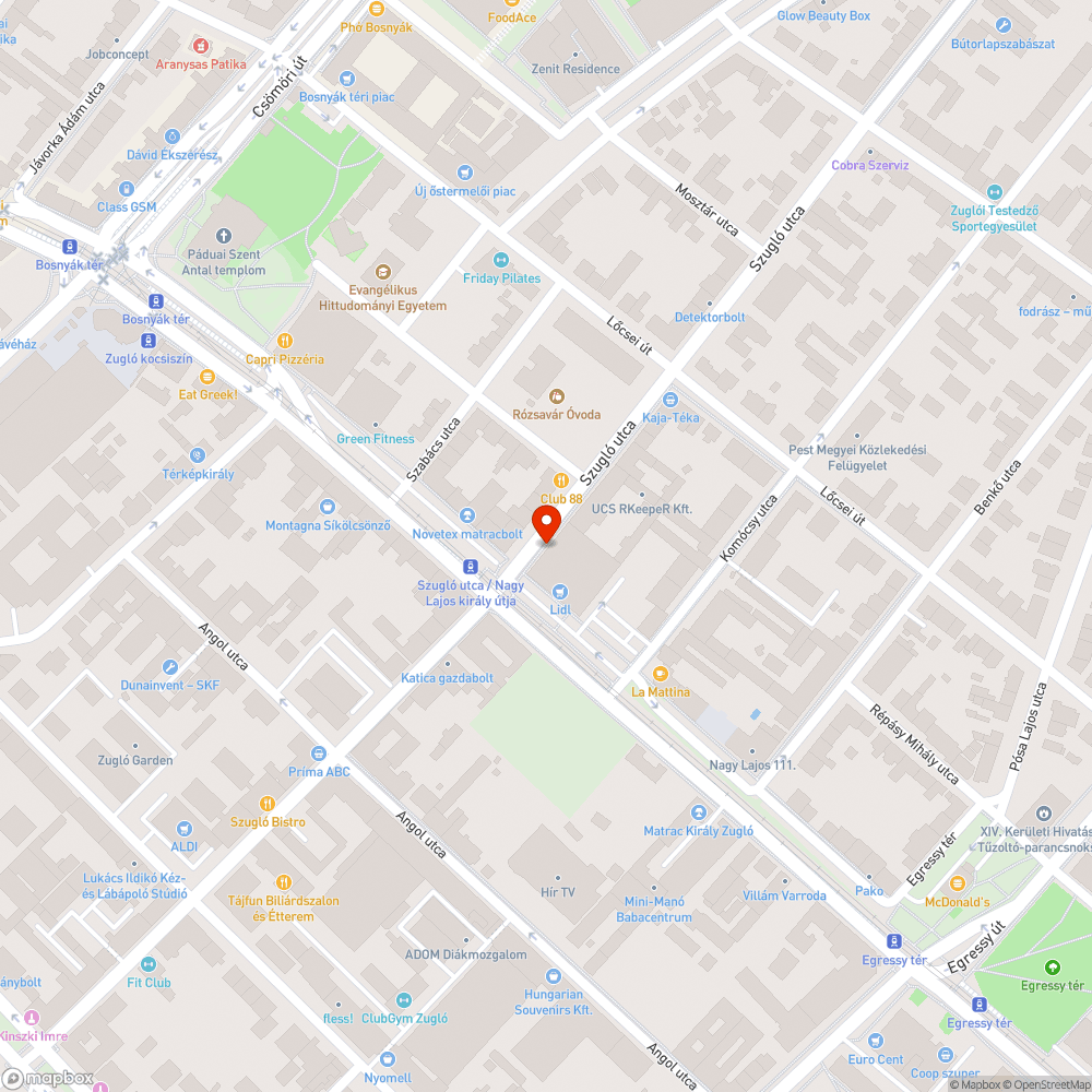 Gyomos járda bejelentés helye