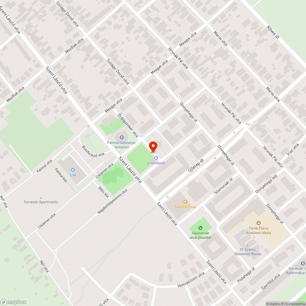 Elhagyott autó bejelentés helye