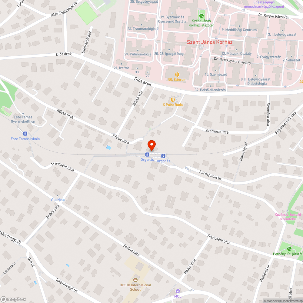 Több kiégett lámpa bejelentés helye