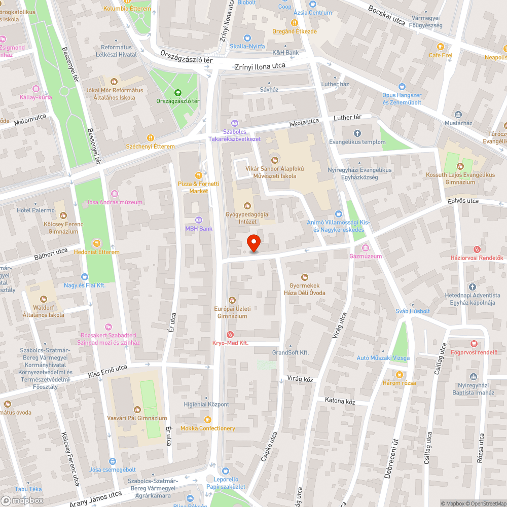 Szemetes járdaszakasz bejelentés helye