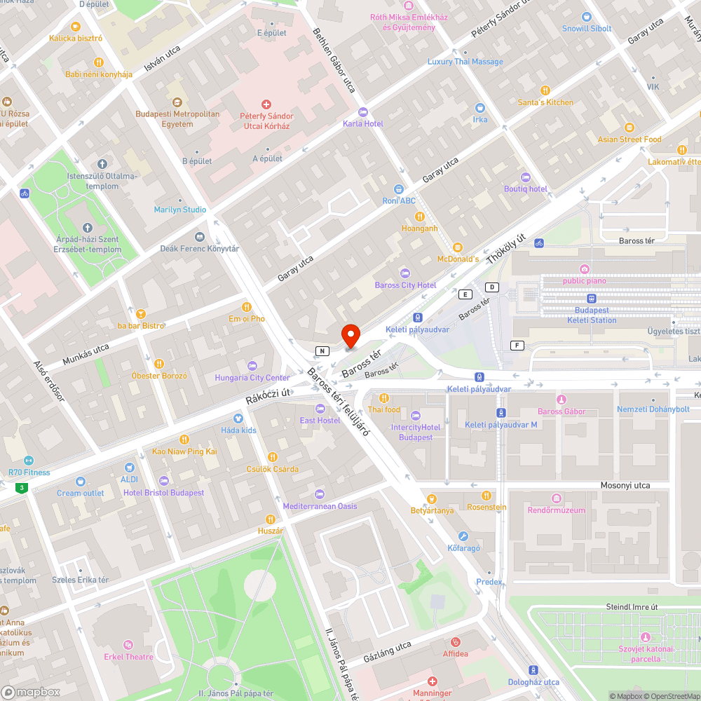 "Telefonfülke" bejelentés helye